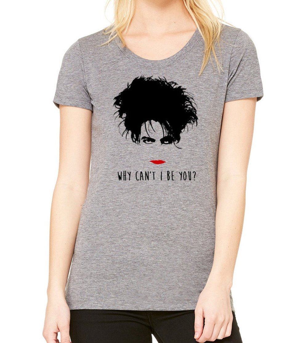 Robert Smith The Cure Why Can_t I Be You T Shirt Tee